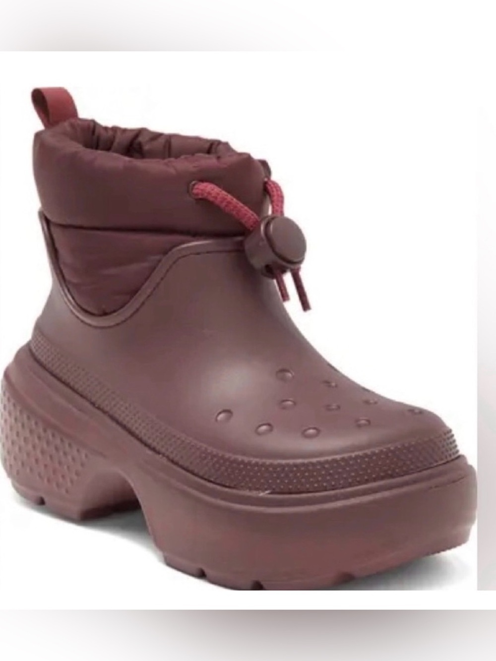 CROCS Women's Burgundy Winter Boots